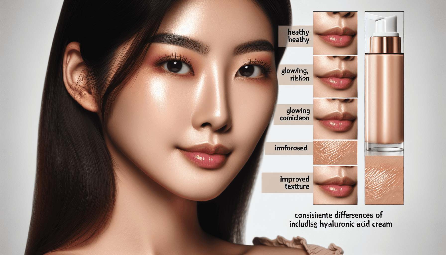 A Radiant Transformation: Before And After Using Hyaluronic Acid Cream